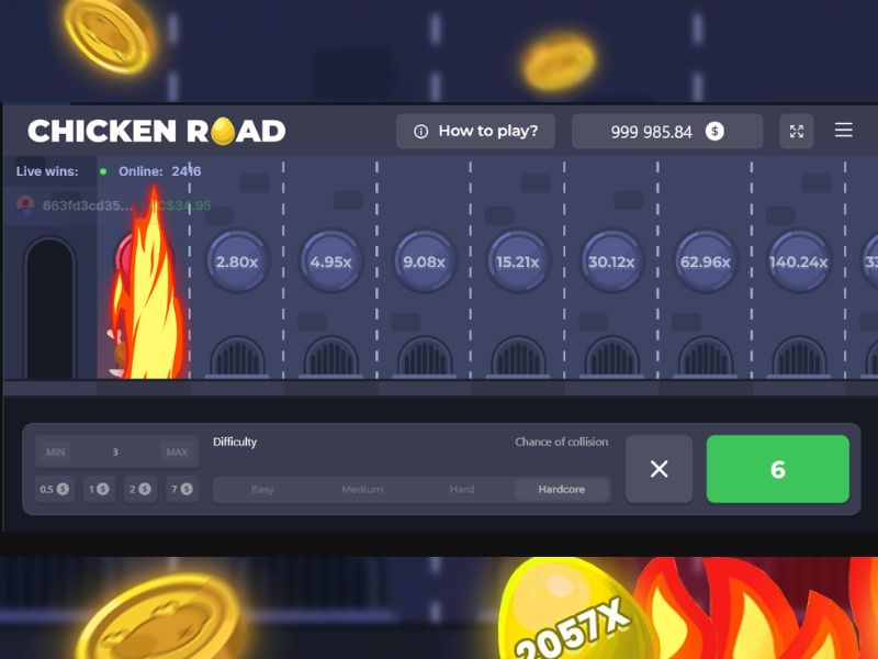 Juega a Chicken Road en Jackpotcity